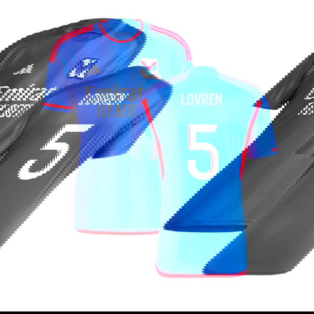 2023-2024 Olympique Lyon Away Shirt (Lovren 5)