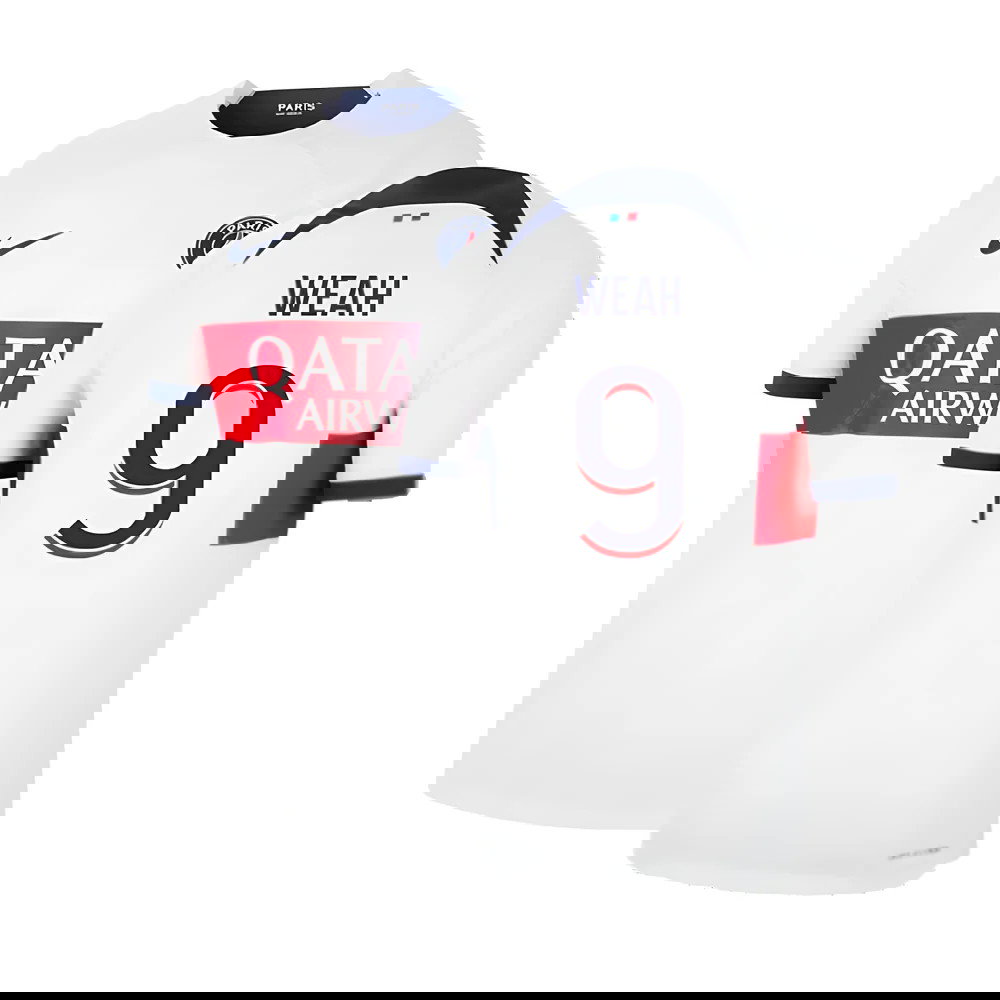 2023-2024 PSG Away Shirt (Weah 9)