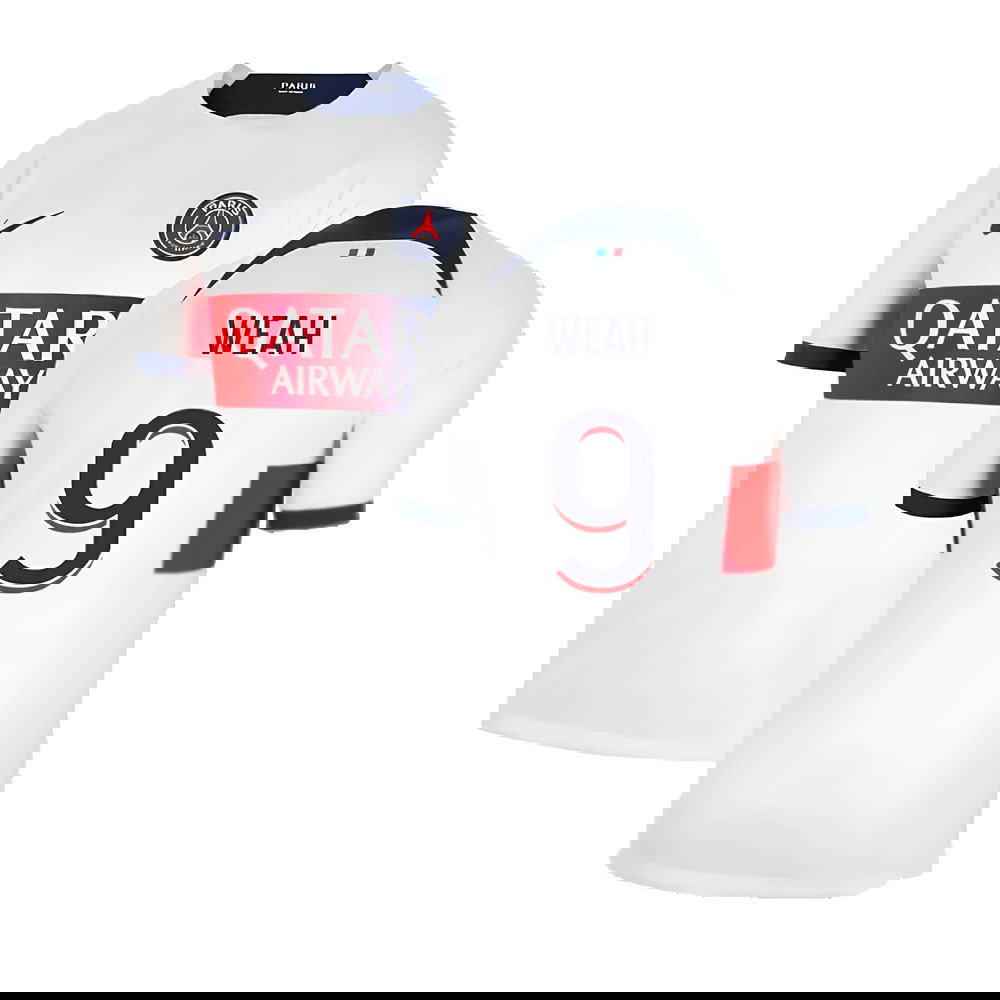 2023-2024 PSG Away Shirt (Weah 9)