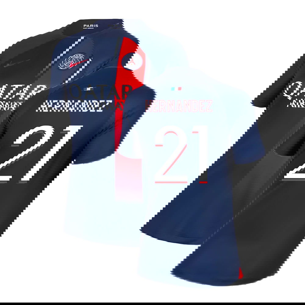 2023-2024 PSG Home Shirt (Ladies) (Hernandez 21)