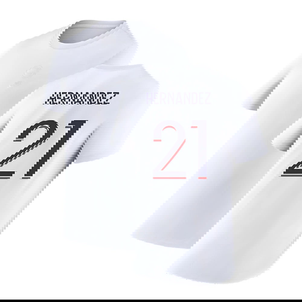 2023-2024 PSG Premium Essentials T-shirt (White) (Hernandez 21)
