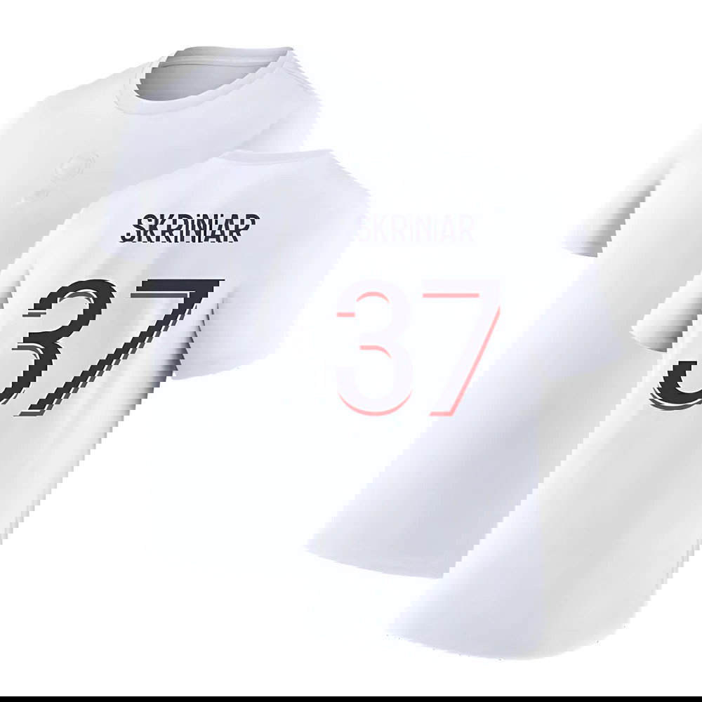 2023-2024 PSG Premium Essentials T-shirt (White) (Skriniar 37)