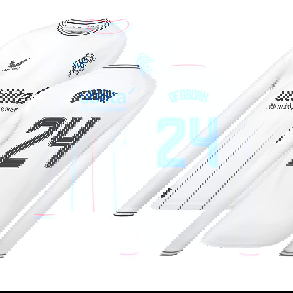 2023-2024 Rangers Away Long Sleeve Shirt (Kids) (Ofoborh 24)