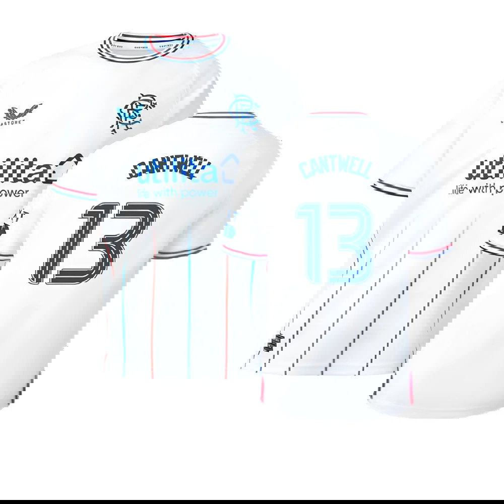 2023-2024 Rangers Away Shirt (Kids) (Cantwell 13)