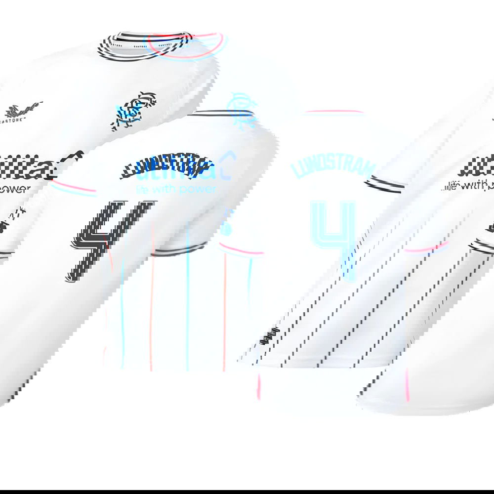 2023-2024 Rangers Away Shirt (Kids) (Lundstram 4)