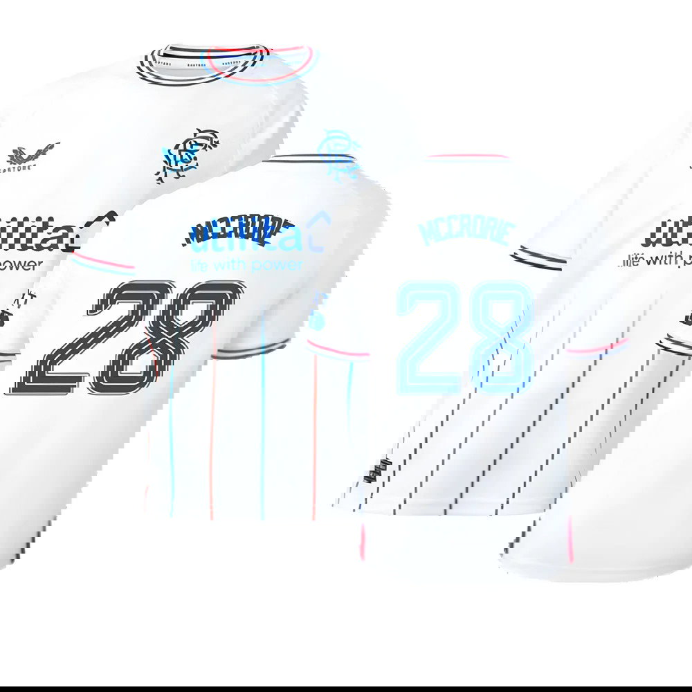 2023-2024 Rangers Away Shirt (Kids) (McCrorie 28)