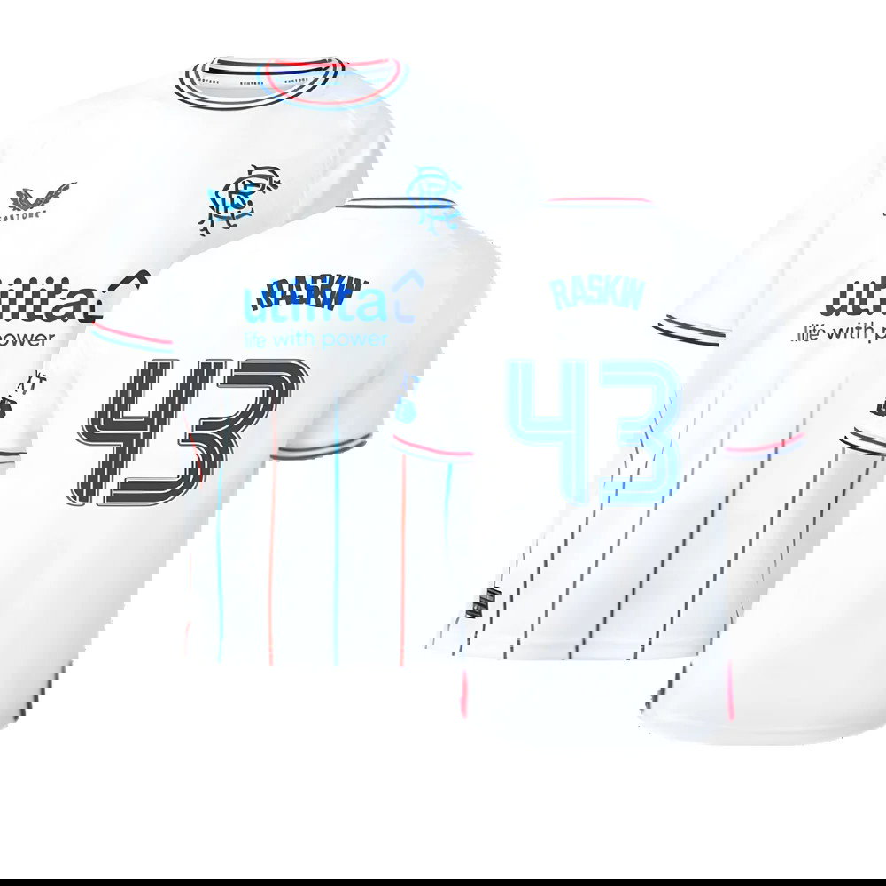 2023-2024 Rangers Away Shirt (Kids) (Raskin 43)