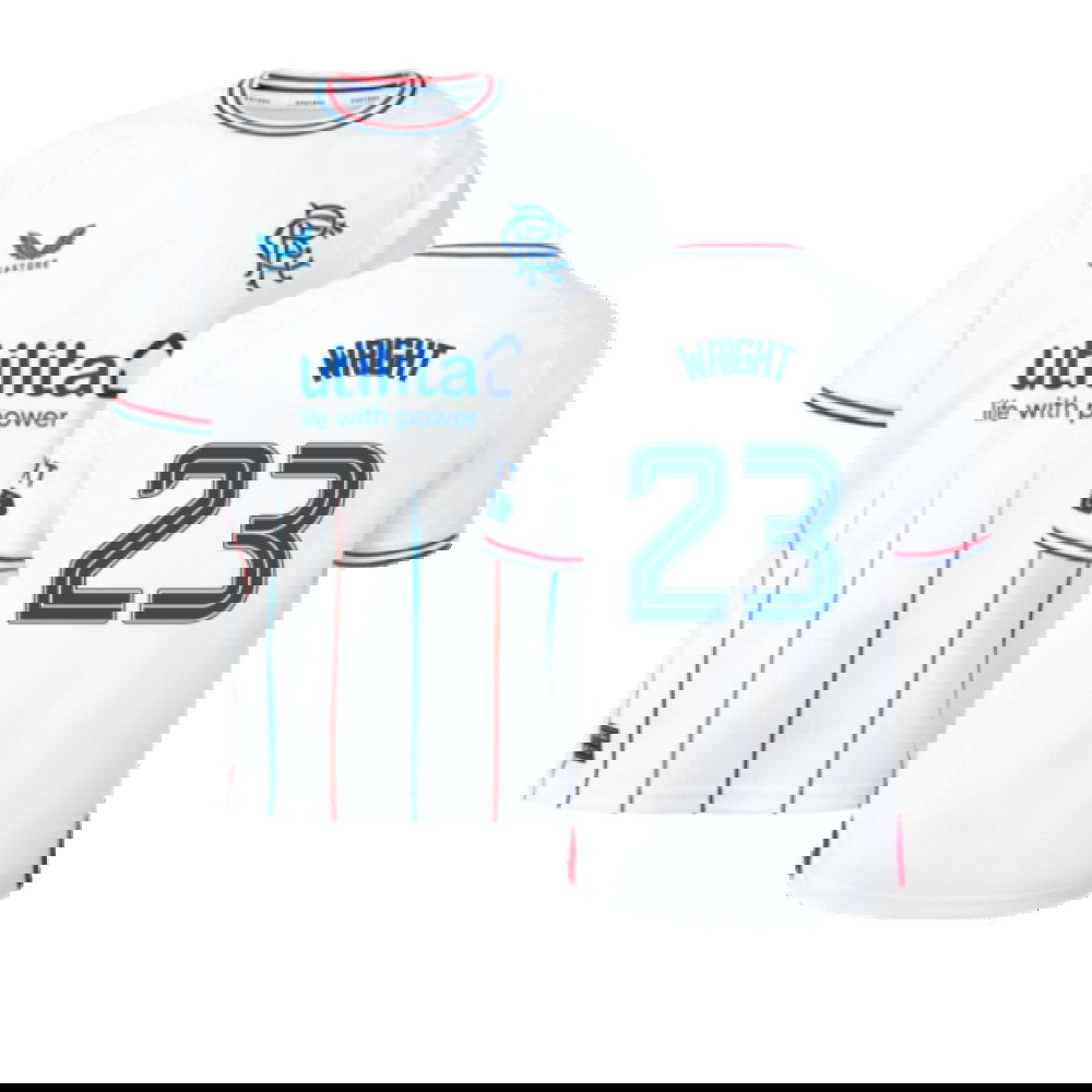 2023-2024 Rangers Away Shirt (Kids) (Wright 23)