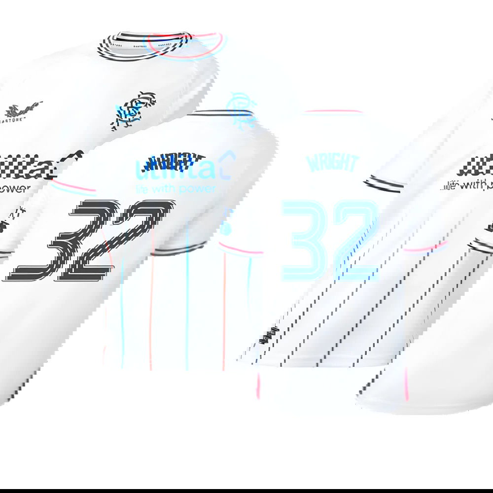 2023-2024 Rangers Away Shirt (Kids) (Wright 32)