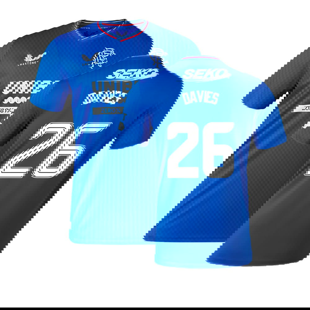 2023-2024 Rangers Home Shirt (Davies 26)