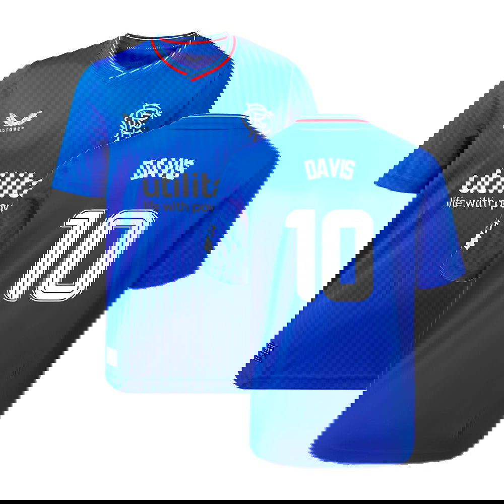 2023-2024 Rangers Home Shirt (Kids) (Davis 10)