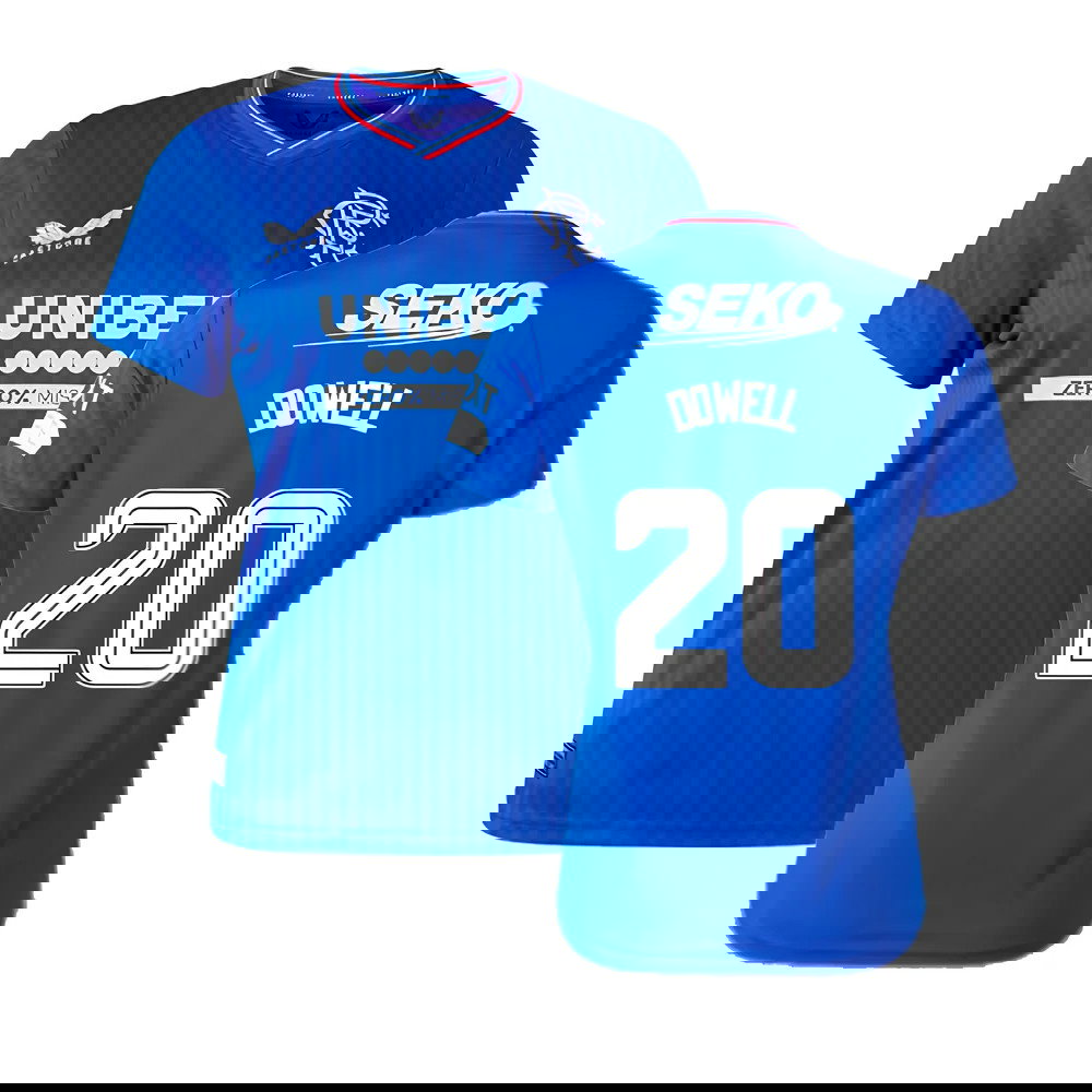 2023-2024 Rangers Home Shirt (Ladies) (Dowell 20)