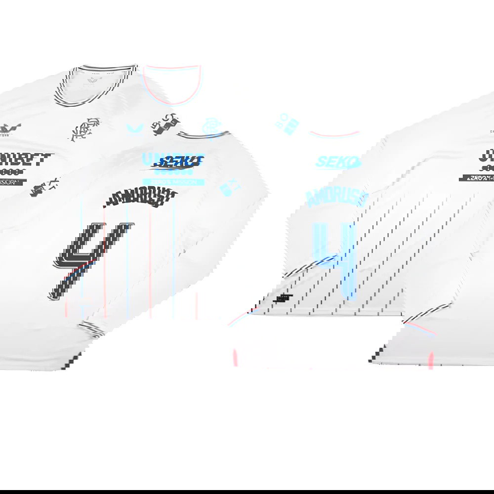 2023-2024 Rangers Long Sleeve Away Shirt (Amoruso 4)