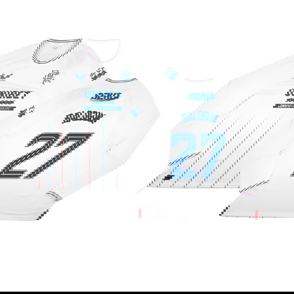 2023-2024 Rangers Long Sleeve Away Shirt (Balogun 27)