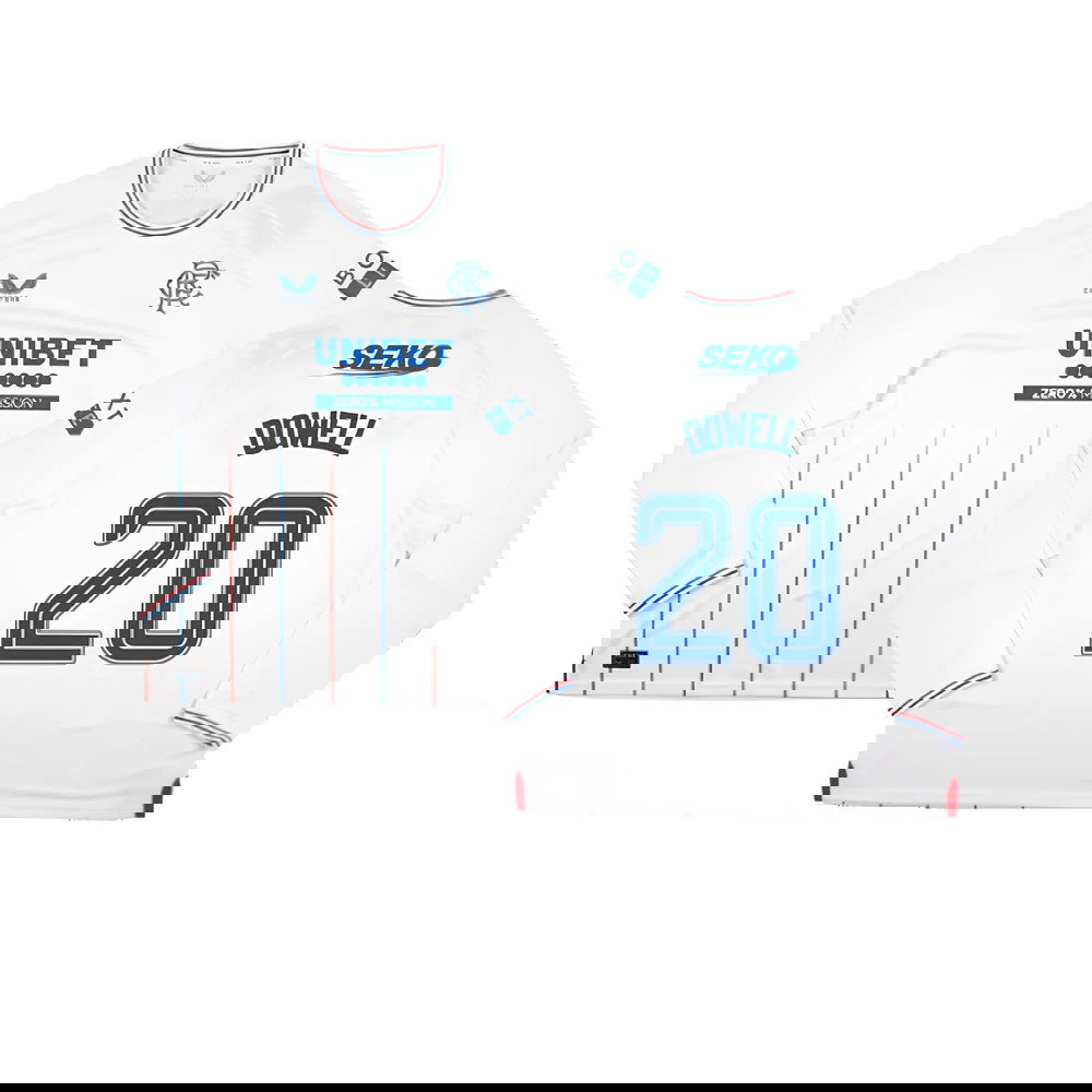 2023-2024 Rangers Long Sleeve Away Shirt (Dowell 20)