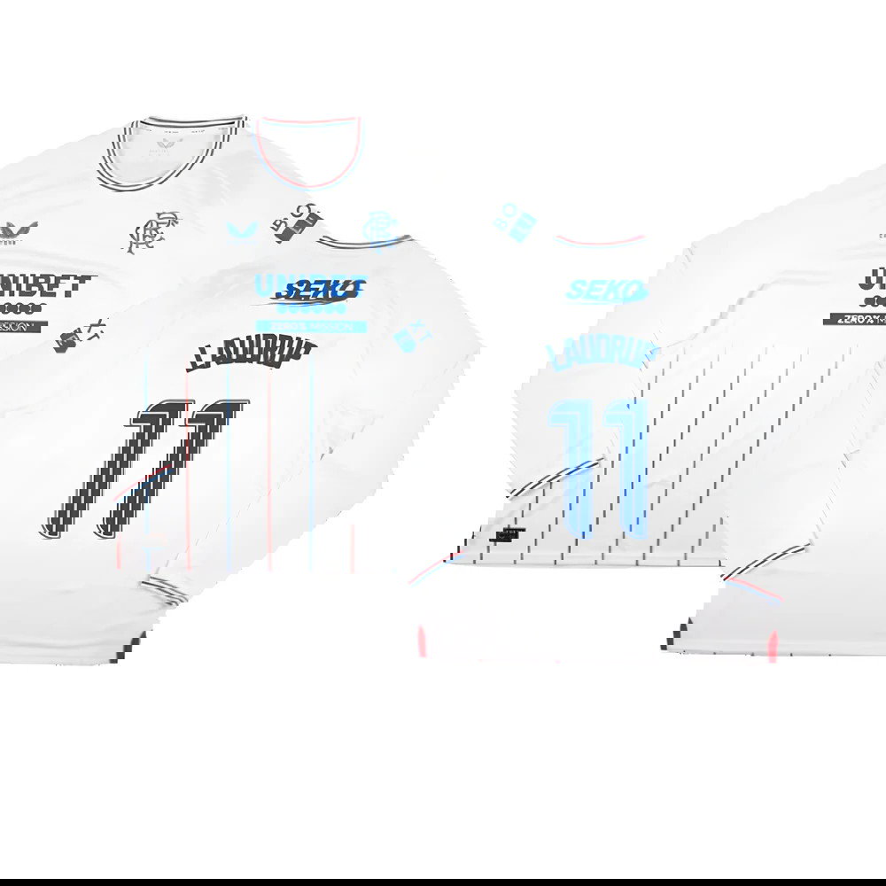 2023-2024 Rangers Long Sleeve Away Shirt (Laudrup 11)