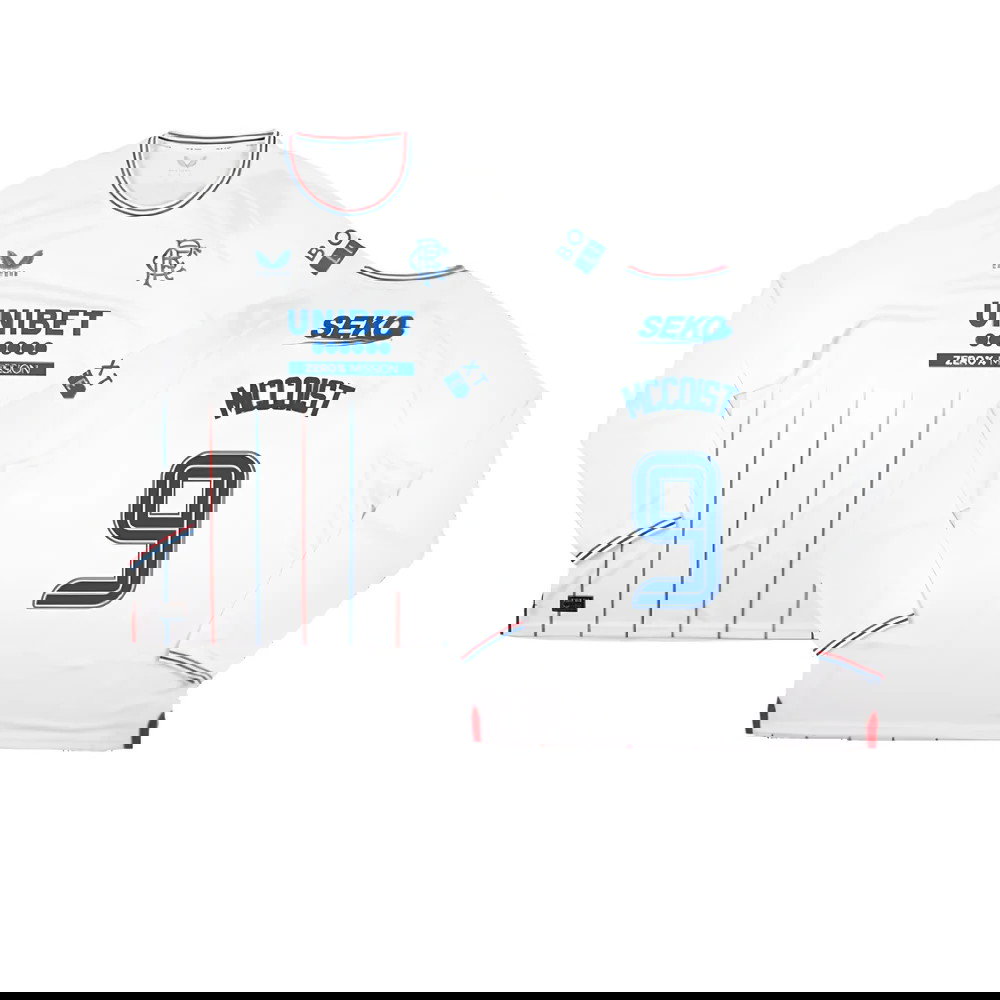 2023-2024 Rangers Long Sleeve Away Shirt (McCoist 9)