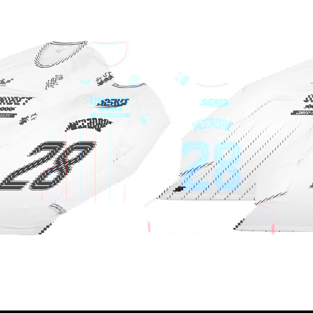 2023-2024 Rangers Long Sleeve Away Shirt (McCrorie 28)