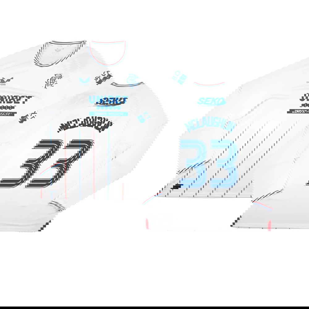 2023-2024 Rangers Long Sleeve Away Shirt (McLaughlin 33)
