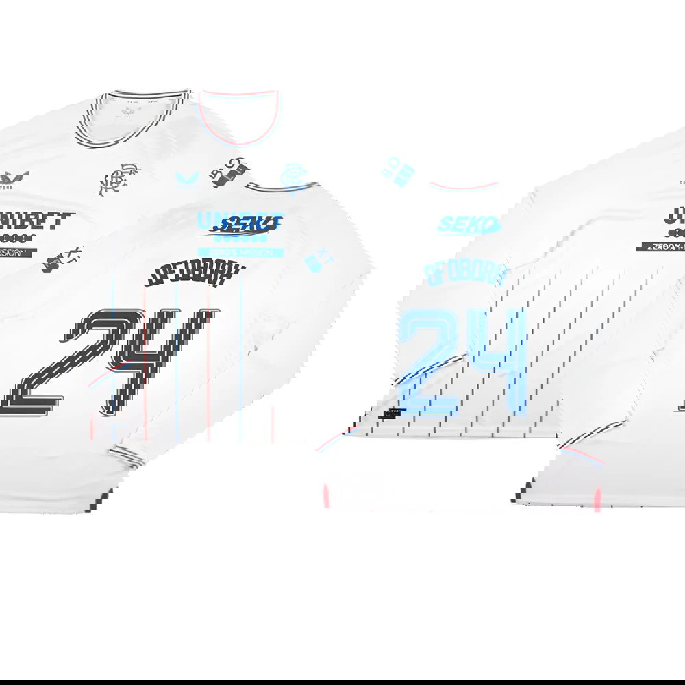 2023-2024 Rangers Long Sleeve Away Shirt (Ofoborh 24)