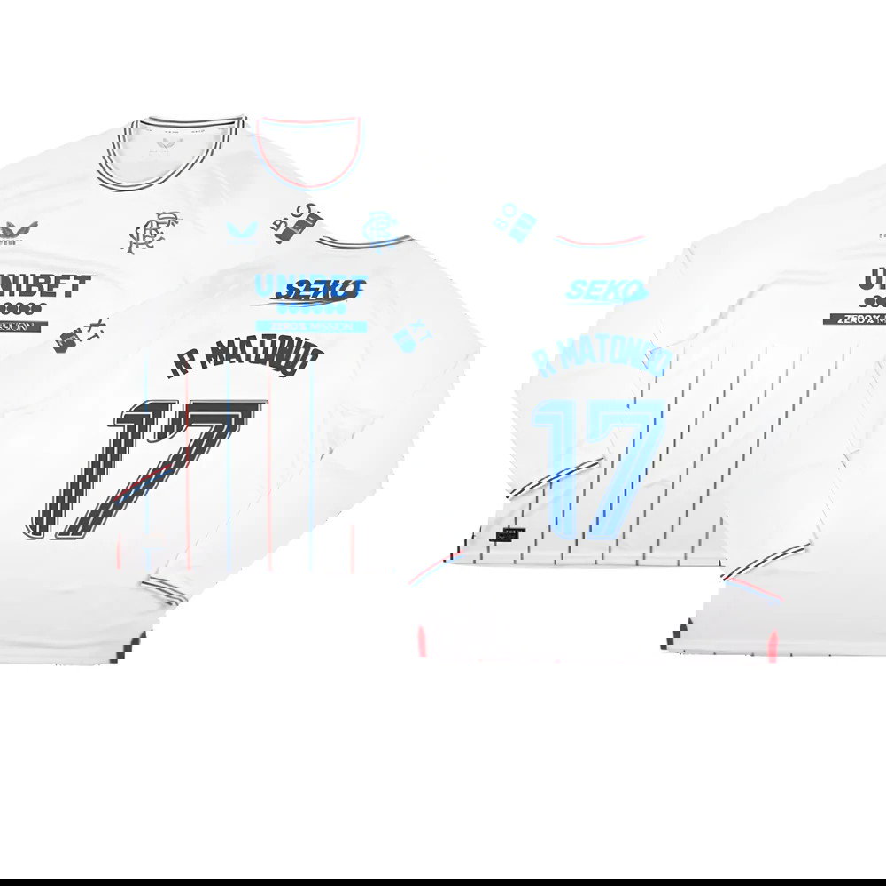 2023-2024 Rangers Long Sleeve Away Shirt (R Matondo 17)