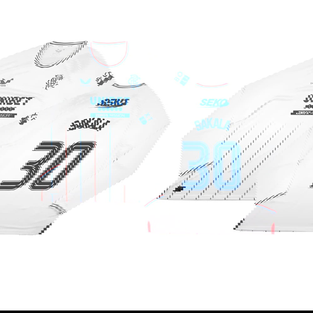 2023-2024 Rangers Long Sleeve Away Shirt (Sakala 30)