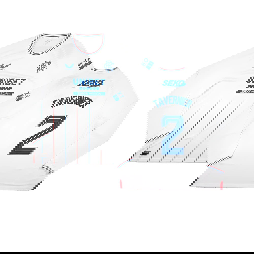 2023-2024 Rangers Long Sleeve Away Shirt (Tavernier 2)