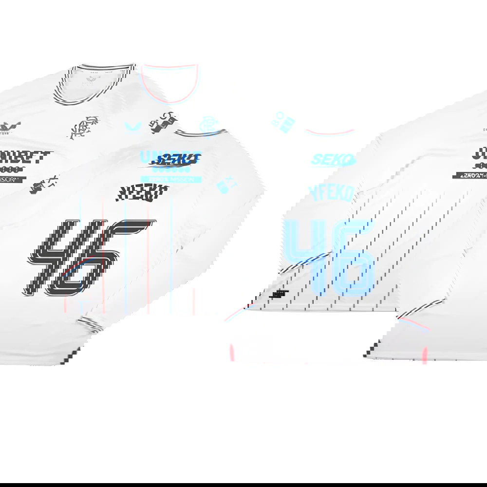 2023-2024 Rangers Long Sleeve Away Shirt (Yfeko 46)