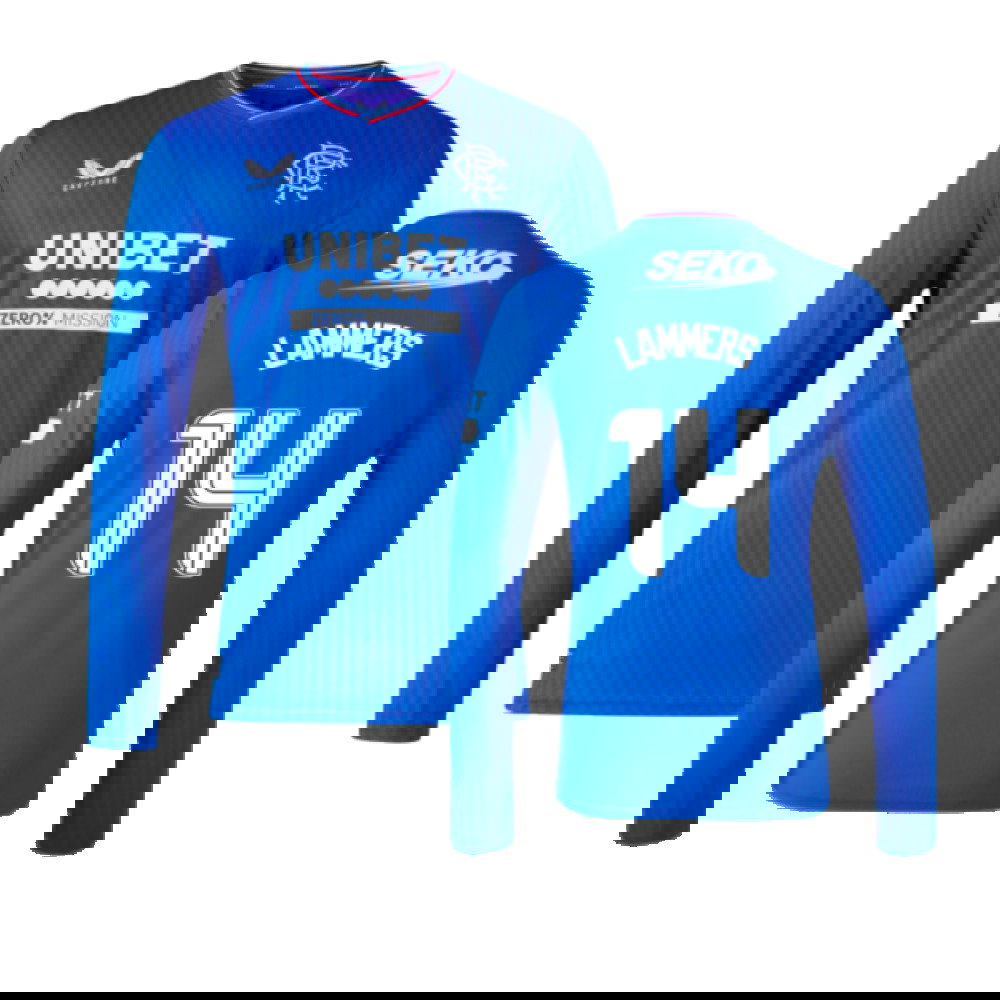 2023-2024 Rangers Long Sleeve Home Shirt (Lammers 14)