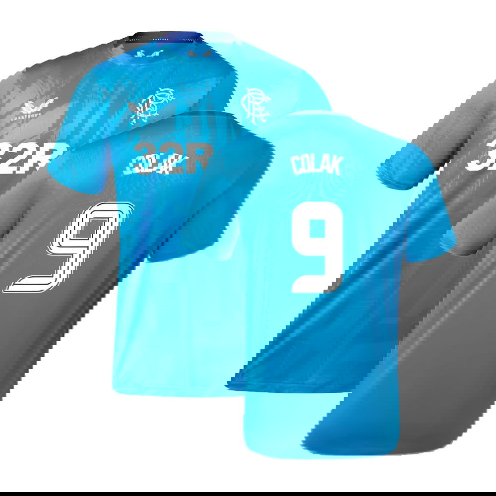 2023-2024 Rangers Players Training Tee (Deep Water) (Colak 9)