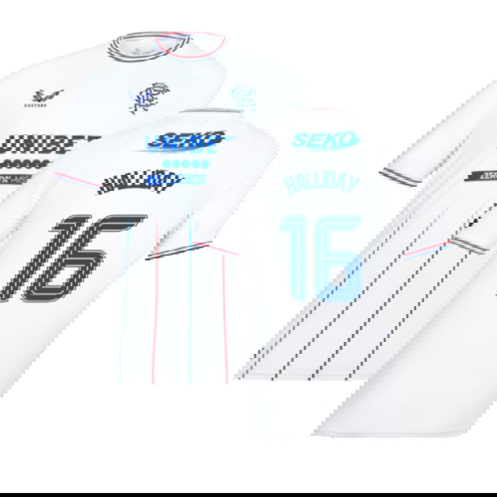 2023-2024 Rangers Pro Authentic Away Shirt (Halliday 16)