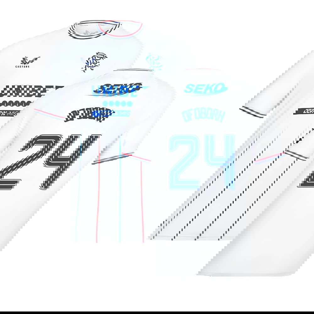 2023-2024 Rangers Pro Authentic Away Shirt (Ofoborh 24)