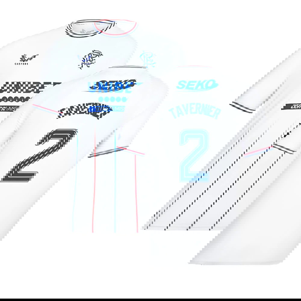 2023-2024 Rangers Pro Authentic Away Shirt (Tavernier 2)
