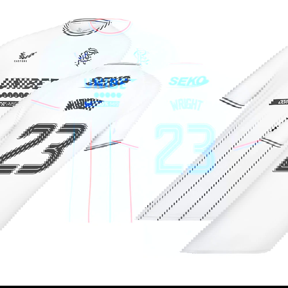 2023-2024 Rangers Pro Authentic Away Shirt (Wright 23)
