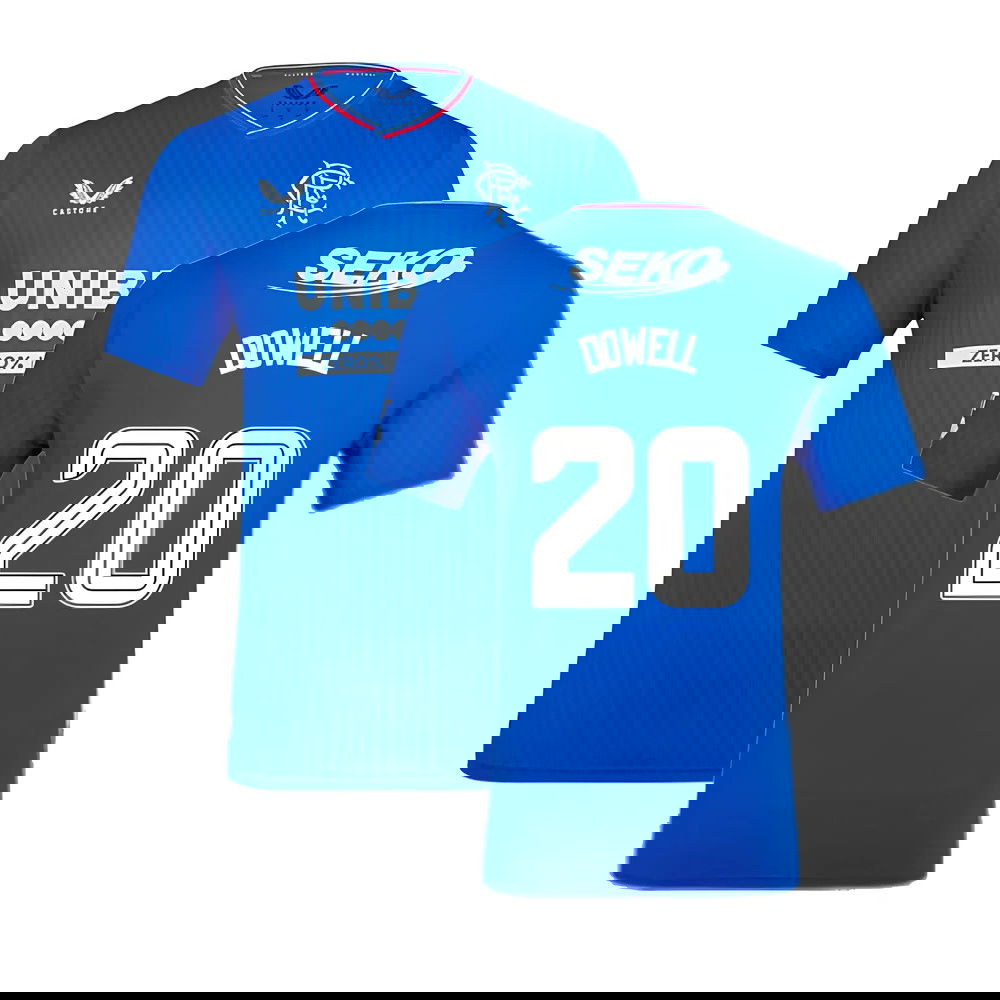 2023-2024 Rangers Pro Authentic Home Shirt (Dowell 20)