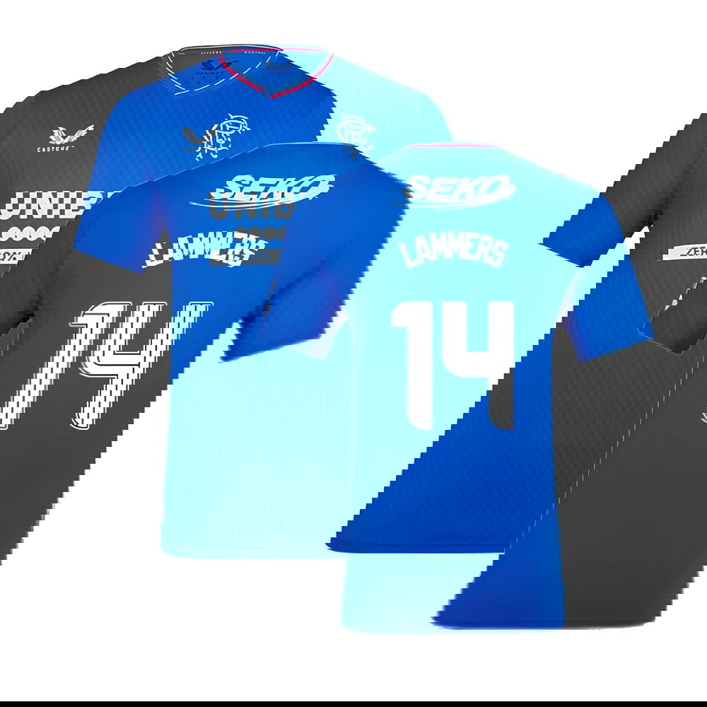 2023-2024 Rangers Pro Authentic Home Shirt (Lammers 14)