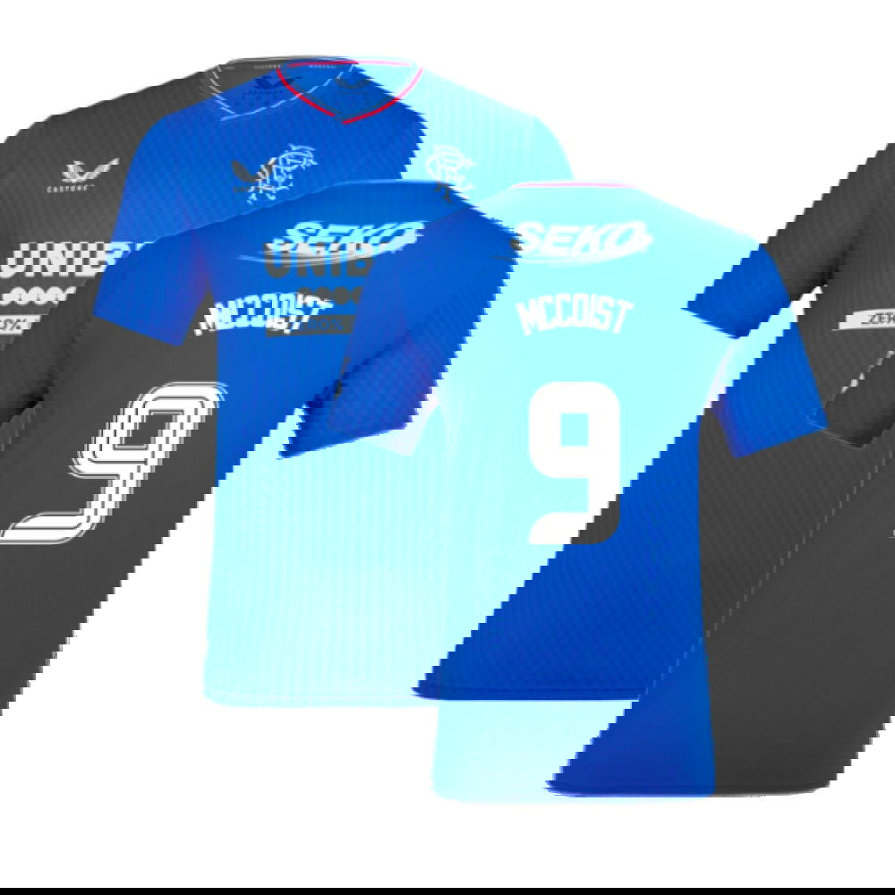2023-2024 Rangers Pro Authentic Home Shirt (McCoist 9)