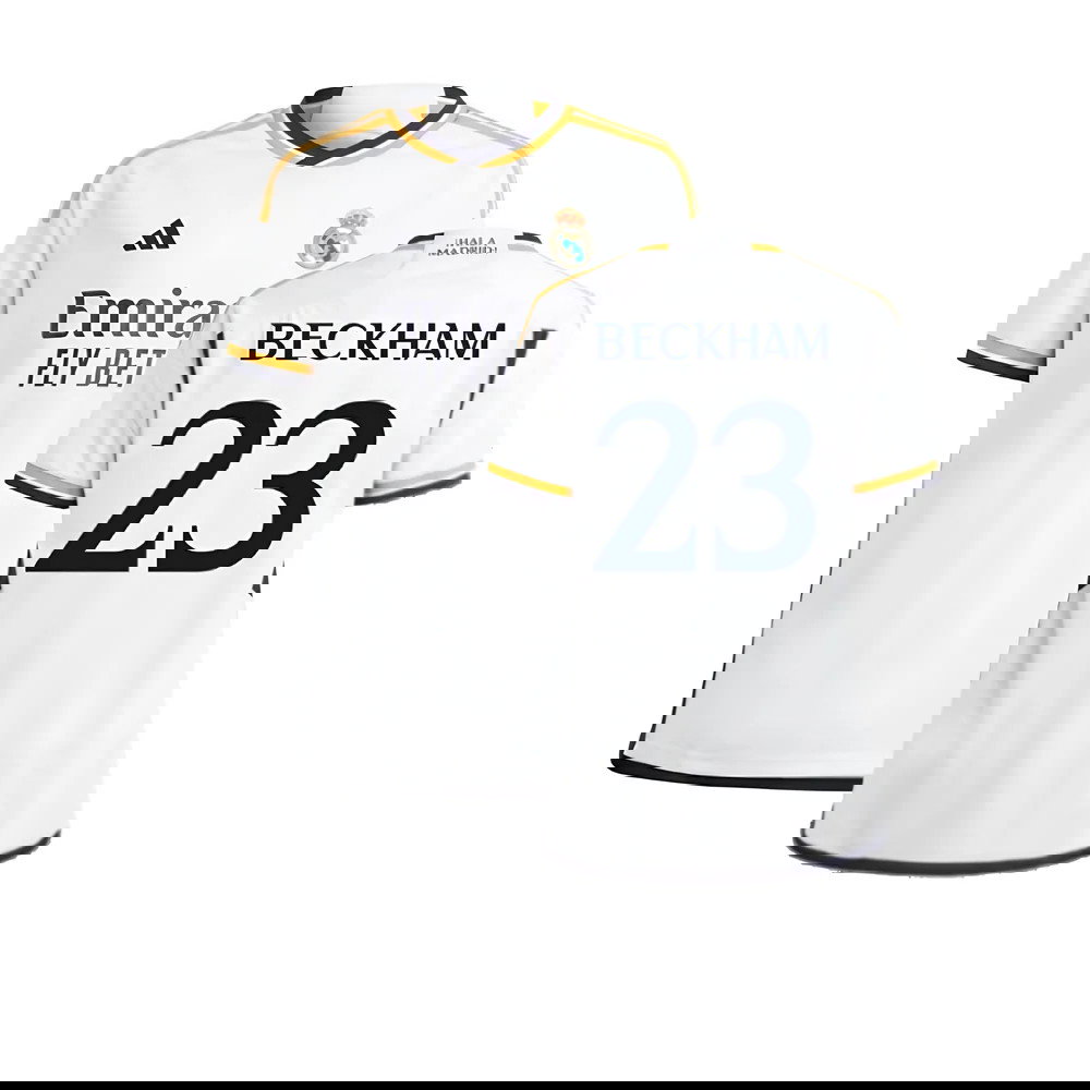 2023-2024 Real Madrid Home Shirt (Kids) (Beckham 23)