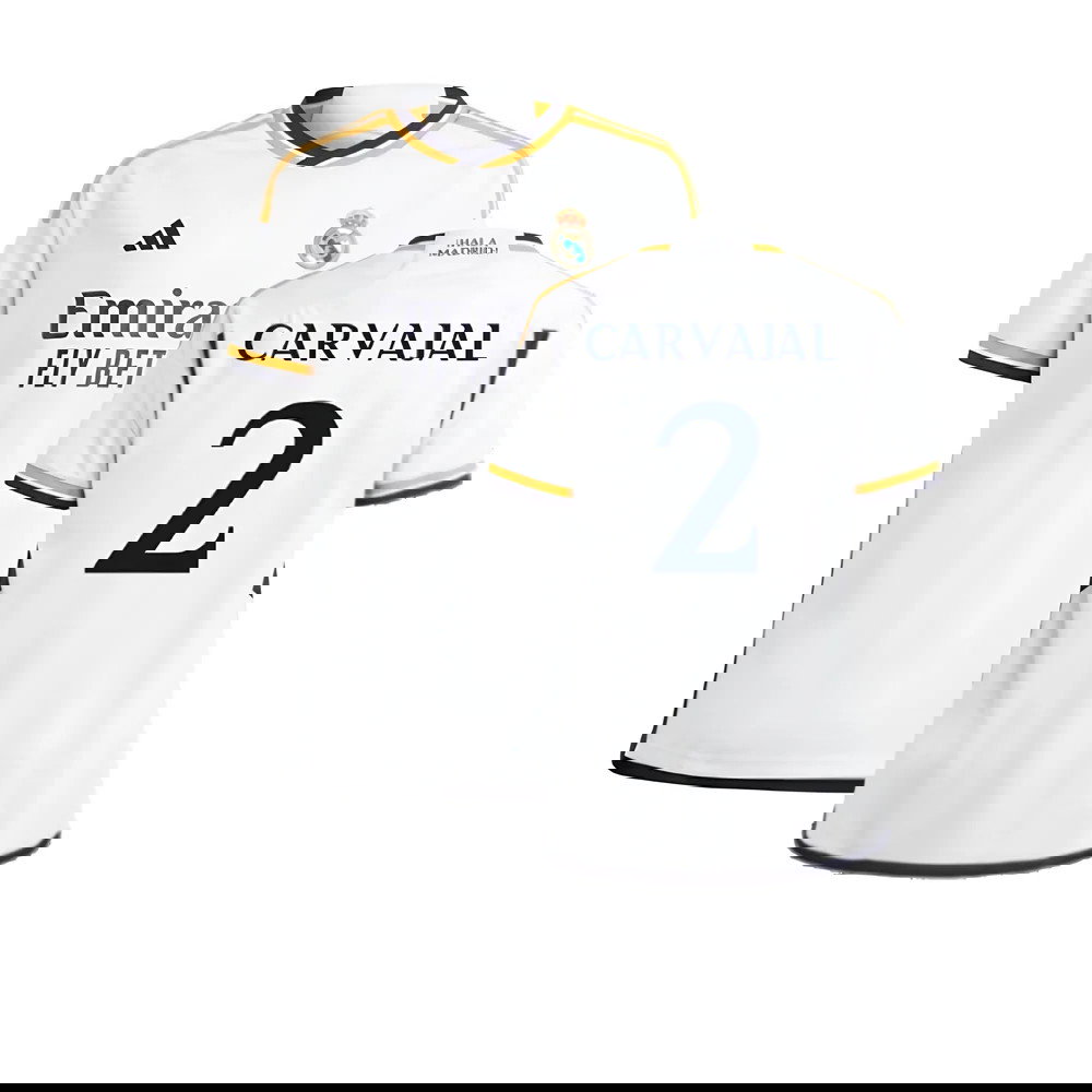 2023-2024 Real Madrid Home Shirt (Kids) (Carvajal 2)