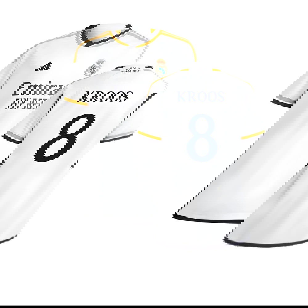 2023-2024 Real Madrid Home Shirt (Kids) (Kroos 8)