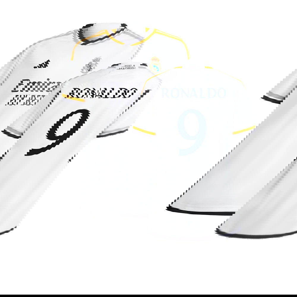 2023-2024 Real Madrid Home Shirt (Kids) (Ronaldo 9)