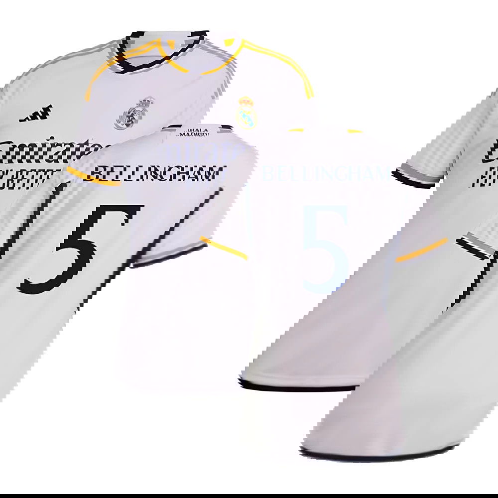 2023-2024 Real Madrid Home Shirt (Ladies) (Bellingham 5)