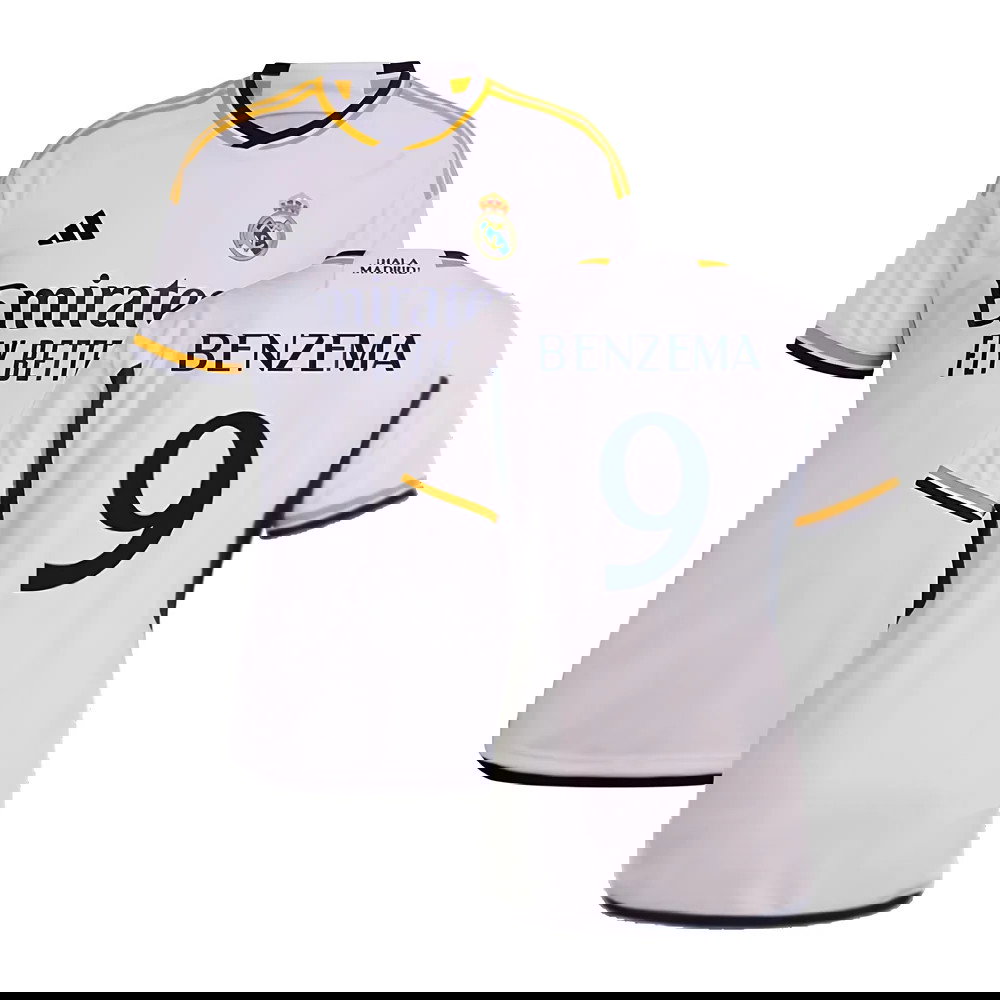 2023-2024 Real Madrid Home Shirt (Ladies) (Benzema 9)
