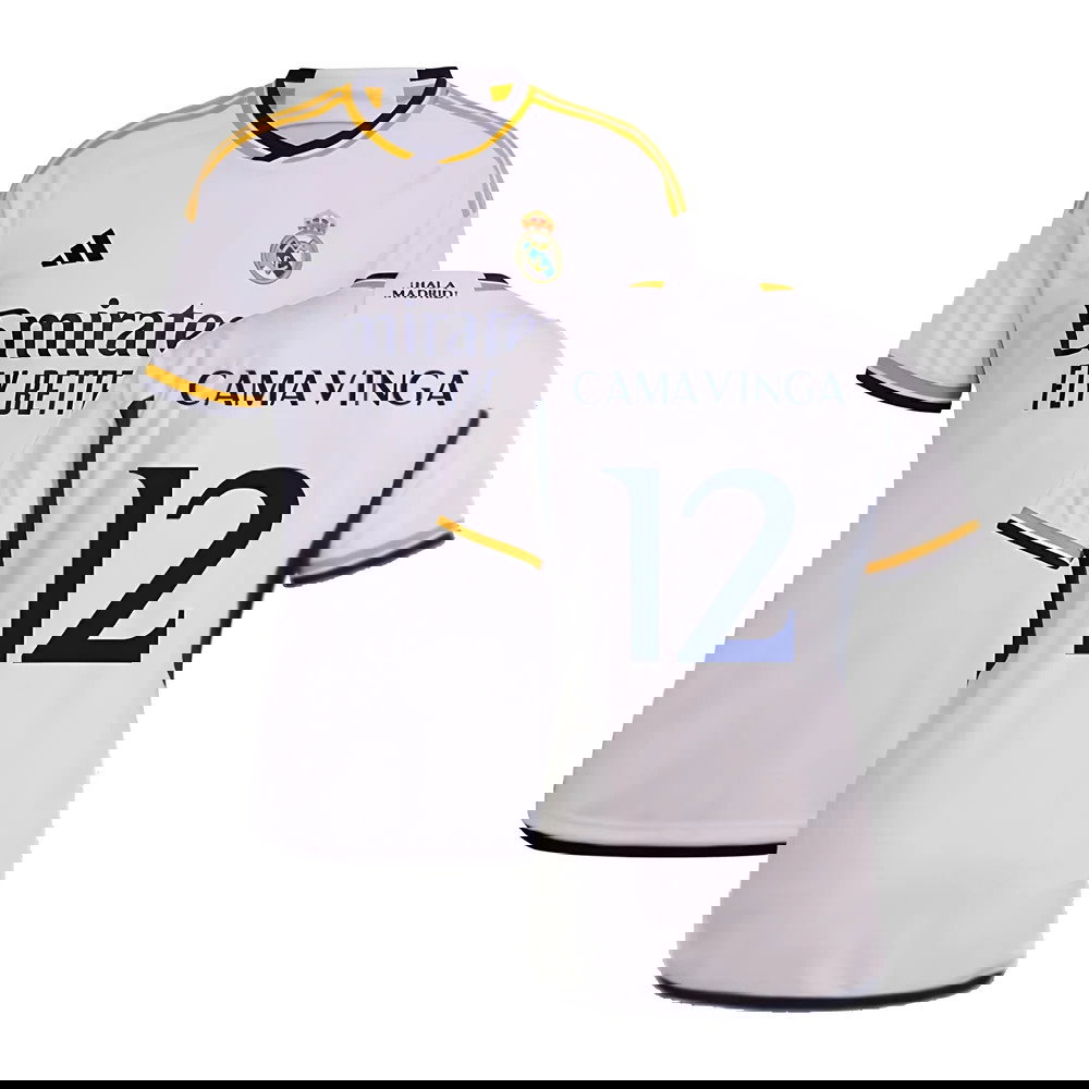 2023-2024 Real Madrid Home Shirt (Ladies) (Camavinga 12)