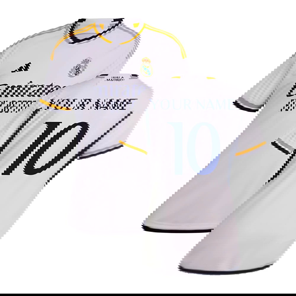 2023-2024 Real Madrid Home Shirt (Ladies) (Your Name)