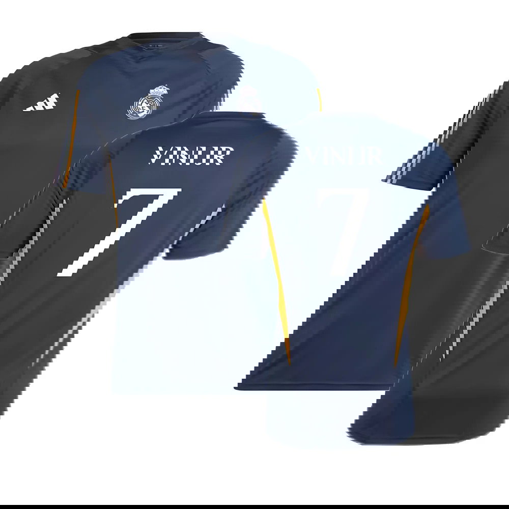 2023-2024 Real Madrid Training Shirt (Legend Ink) (Vini Jr. 7)