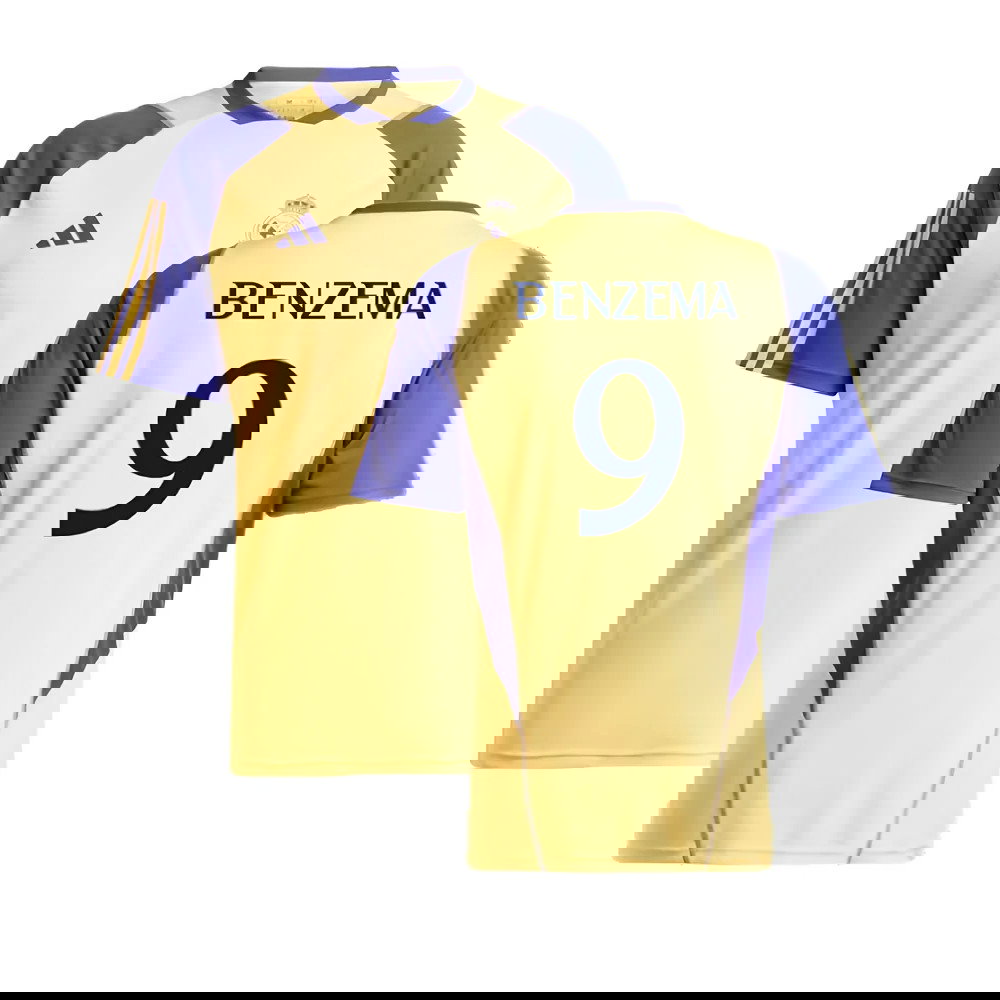 2023-2024 Real Madrid Training Shirt (Spark) (Benzema 9)
