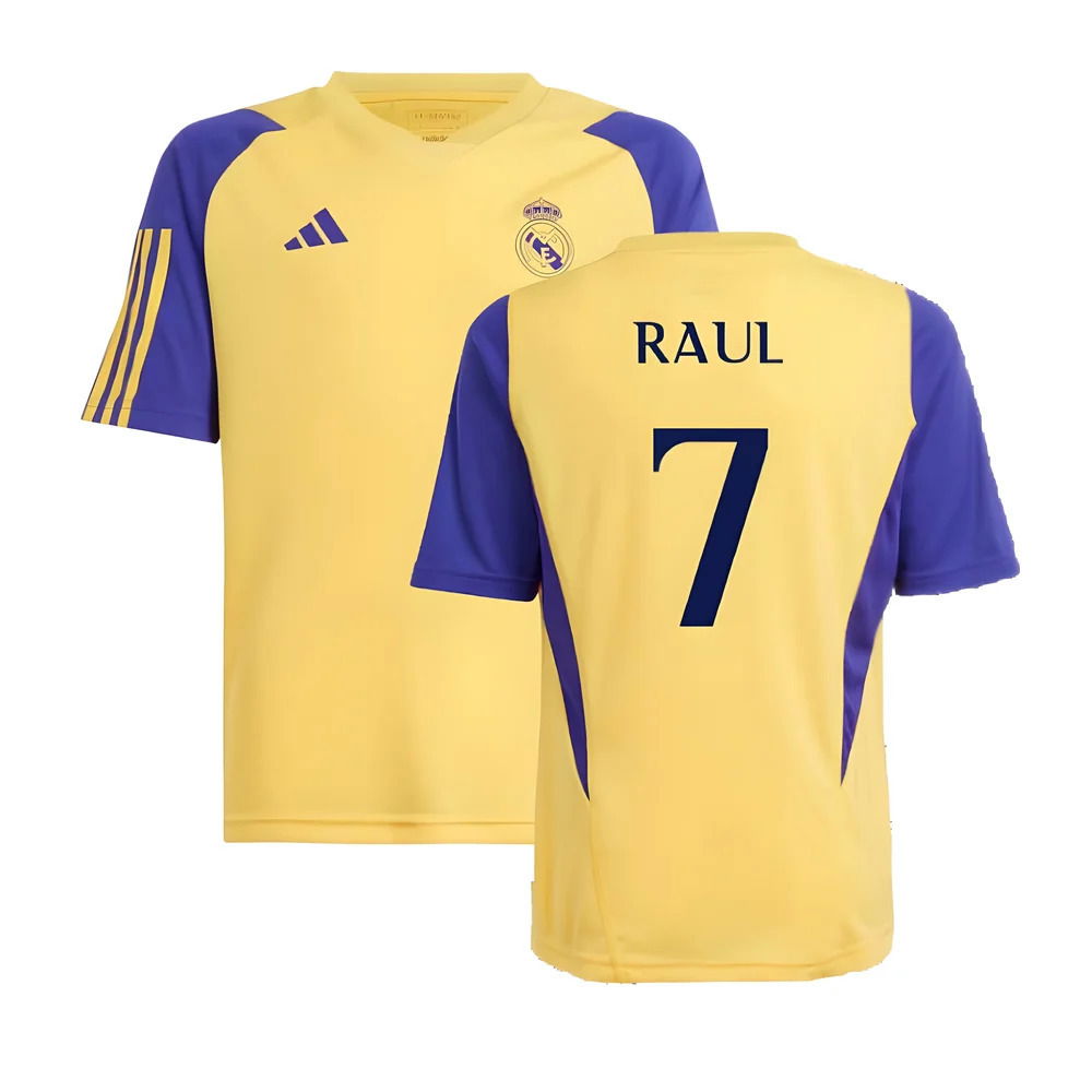 2023-2024 Real Madrid Training Shirt (Spark) - Kids (Raul 7)