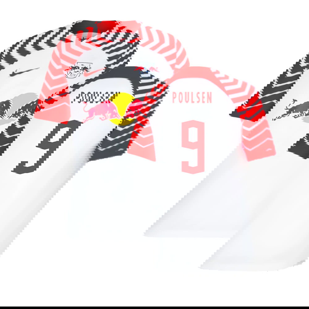 2023-2024 Red Bull Leipzig Home Shirt (Kids) (Poulsen 9)