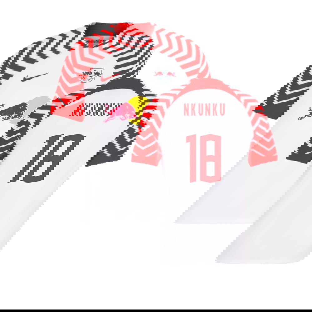 2023-2024 Red Bull Leipzig Home Shirt (Nkunku 18)